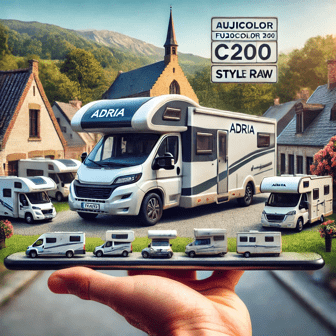 mobilhome met Belgische achtergrond, opties voor verkoop zoals online platform, dealership, en veiling, eenvoudig en efficiënt verkoopproces