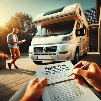 Mobilhome met Belgische nummerplaten in een zorgeloze verkoopsetting, zonder keuring vereist, snel en kostenbesparend